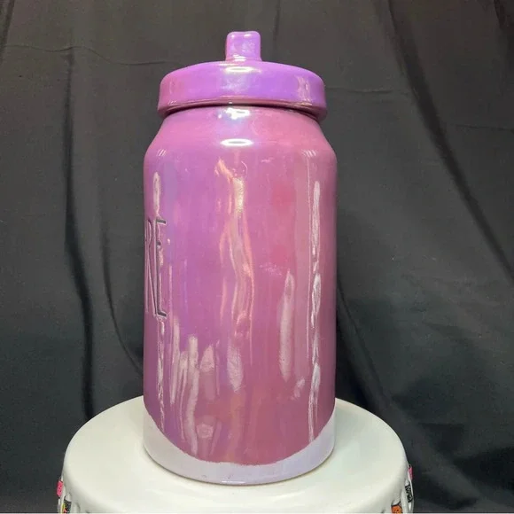 Rae Dunn Halloween 2024 Purple Luster Beware Canister & Ghost Measuring Cups - Picture 4 of 15